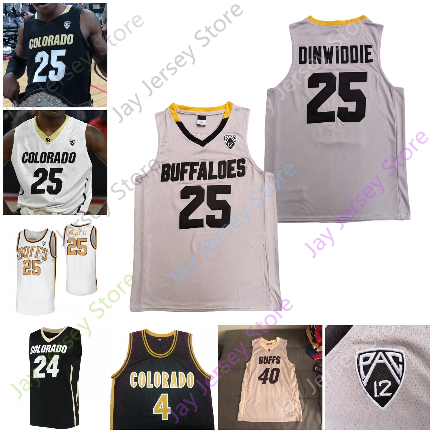 Colorado Buffaloes Basketball Jersey NCAA College 1 Tyler Bey 25 McKinley Wright IV 5 D'Shawn Schwartz 25 Dinwiddie 4 Billups 21 Evan Battey, Black;red
Colorado Buffaloes Basketball Jersey NCAA College 1 Tyler Bey 25 McKinley Wright IV 5 D'Shawn Schwartz 25 Dinwiddie 4 Billups 21 Evan Battey, Black;red