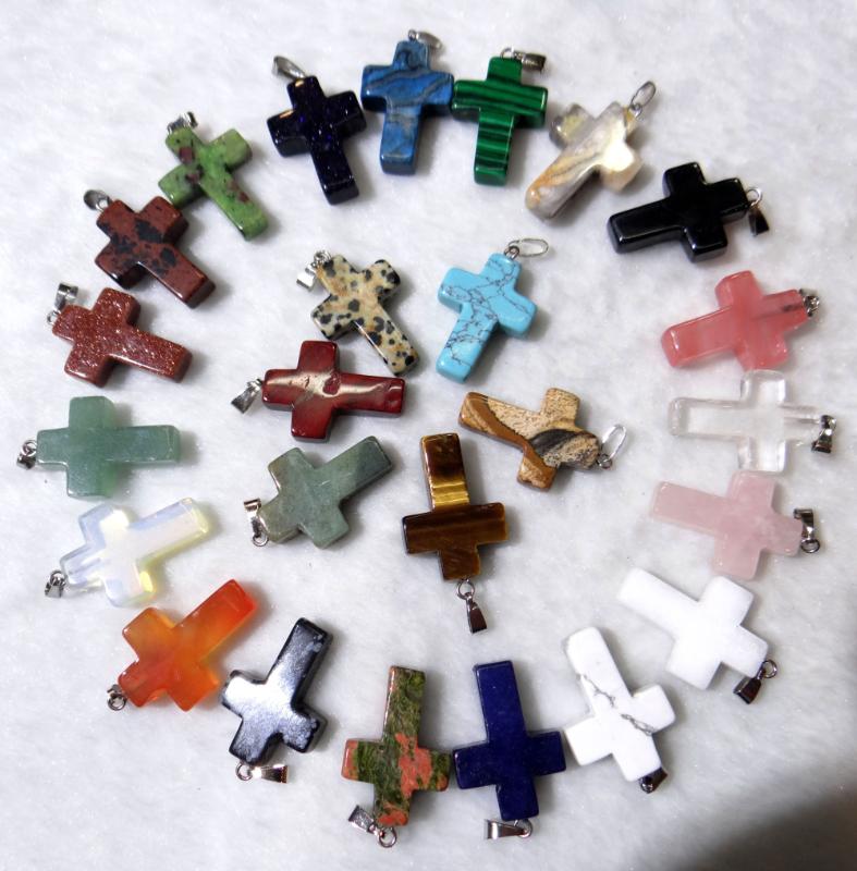 Wholesale Natural Stone Quartz Crystal tiger eye Opalite Unakite Mix Onyx Charms Cross Pendants For Jewelry Making necklace 12PC
Wholesale Natural Stone Quartz Crystal tiger eye Opalite Unakite Mix Onyx Charms Cross Pendants For Jewelry Making necklace 12PC