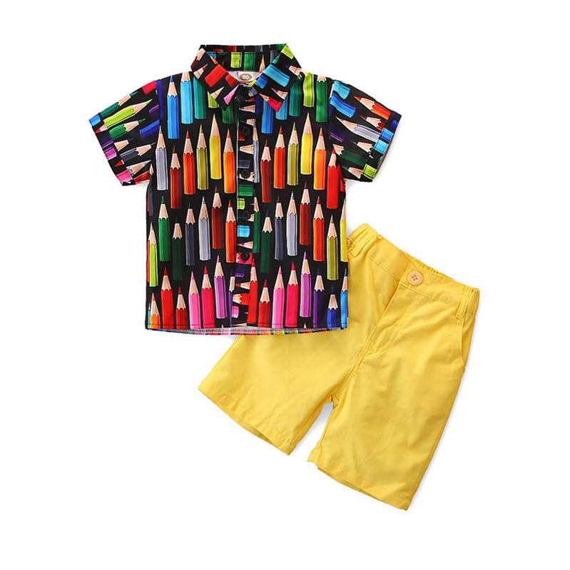 Ins 2020 Summer fashion baby boys suits boys outfits printing short sleeve shirt+shorts 2pcs kids designer clothes boys clothes 1-5T B803, As picture show
Ins 2020 Summer fashion baby boys suits boys outfits printing short sleeve shirt+shorts 2pcs kids designer clothes boys clothes 1-5T B803, As picture show