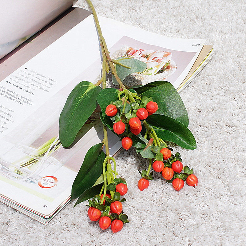 Long branch fake Mini Peach fruit Artificial flowers for home hotel decor wedding decoration flores with silk leaves, Orange
Long branch fake Mini Peach fruit Artificial flowers for home hotel decor wedding decoration flores with silk leaves, Orange