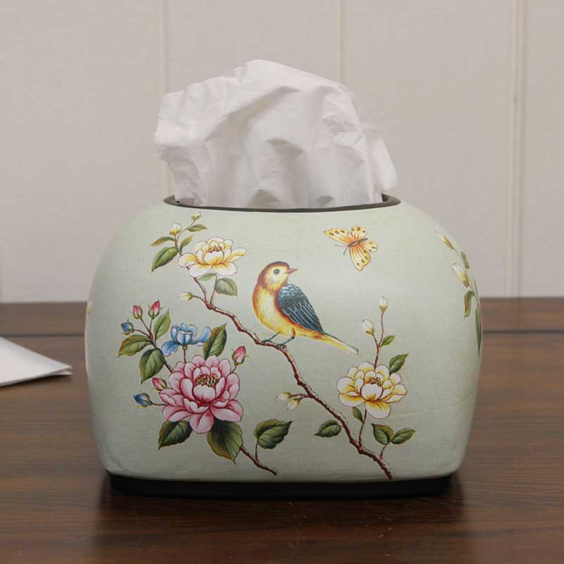 American Vintage Tissue Box Ceramic Bird Tissue Holder Decorative Napkin Paper Box Cover Home Table Ornaments Kitchen Organizer
American Vintage Tissue Box Ceramic Bird Tissue Holder Decorative Napkin Paper Box Cover Home Table Ornaments Kitchen Organizer
