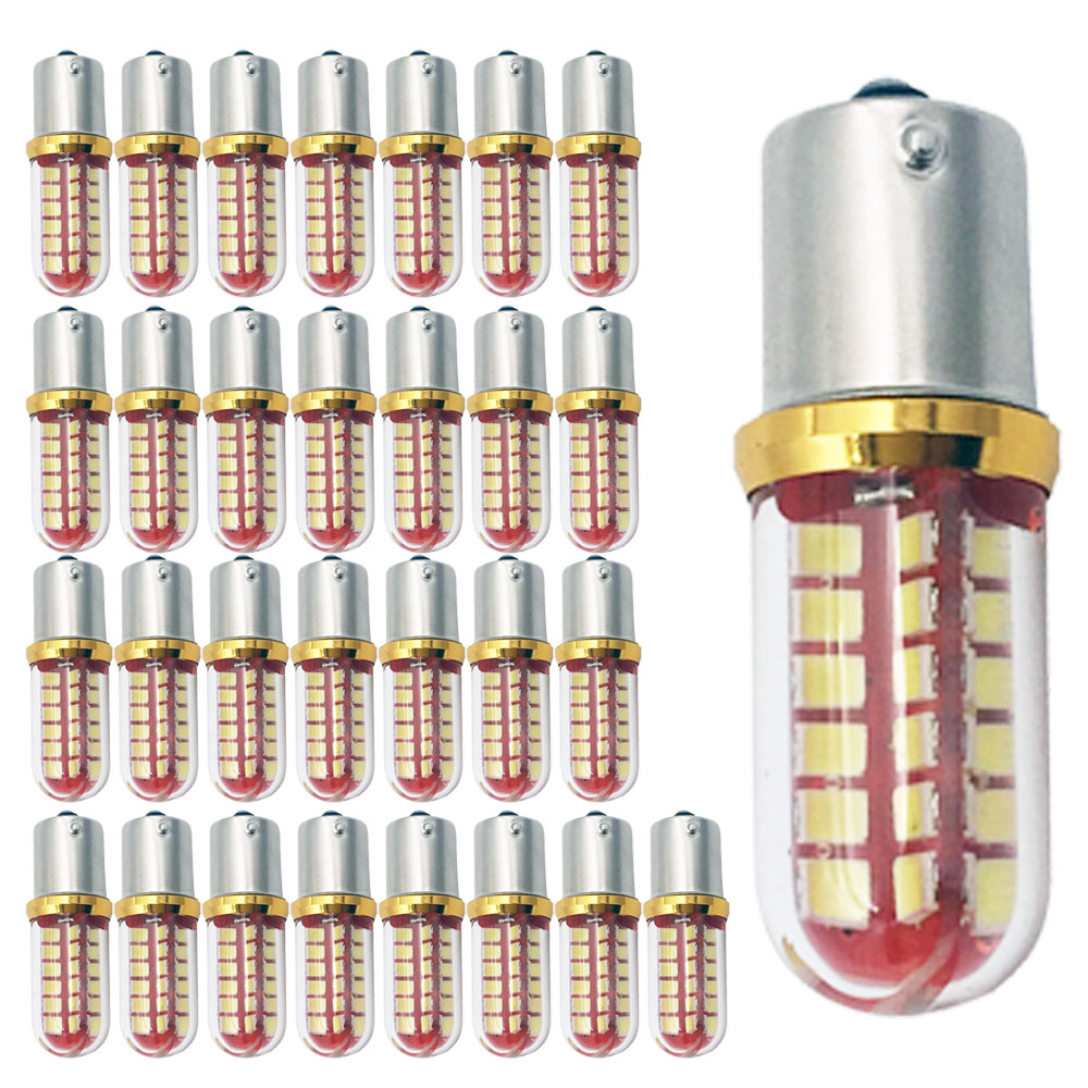 YSY 30X Car Tail Light 1156 1157 BAY15D LED BA15S/P21W S25 3030 48SMD Auto Brake Reverse Lamp DRL Rear Parking Bulbs DC12V White, As pic
YSY 30X Car Tail Light 1156 1157 BAY15D LED BA15S/P21W S25 3030 48SMD Auto Brake Reverse Lamp DRL Rear Parking Bulbs DC12V White, As pic