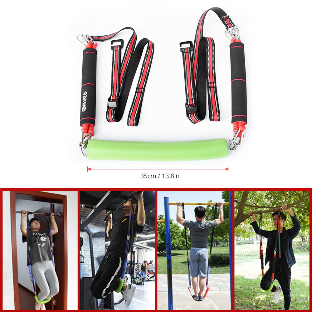 ALBREDA Sport Fitness door Resistance Band Pull up Bar Slings Straps horizontal bar Hanging Belt Chin Up Bar Arm Muscle Training Y200506