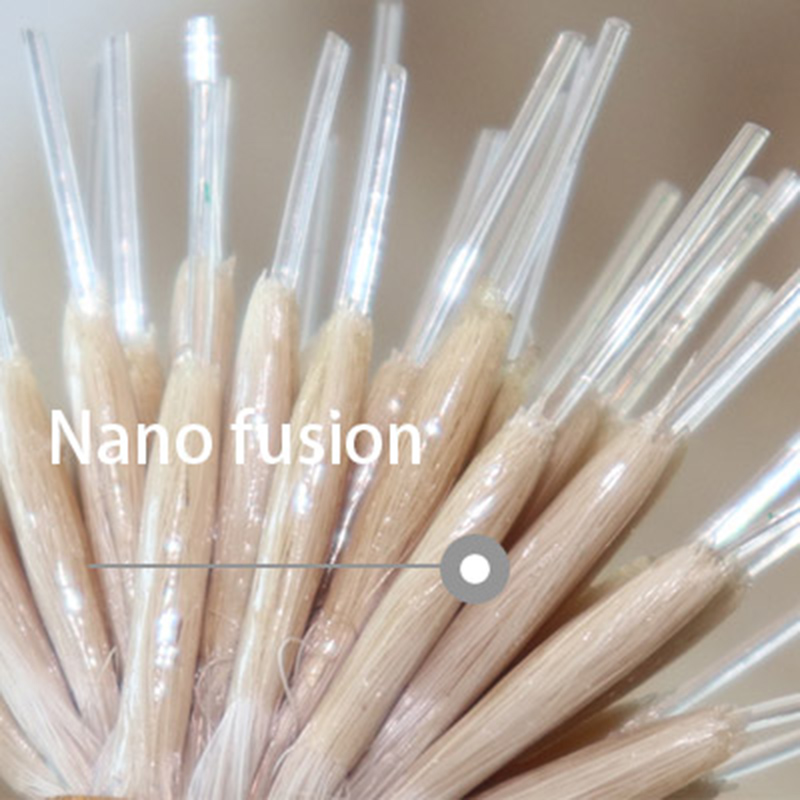 CE certificated Wholesale Hair Custom Colors Plastic I Tip Hair Extensions raw cuticle aligned flex nano type
