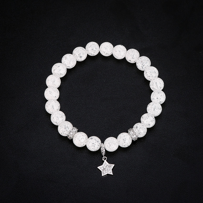 Popcorn crystal star bracelet group women's simple and exquisite sweet temperament wrist jewelry