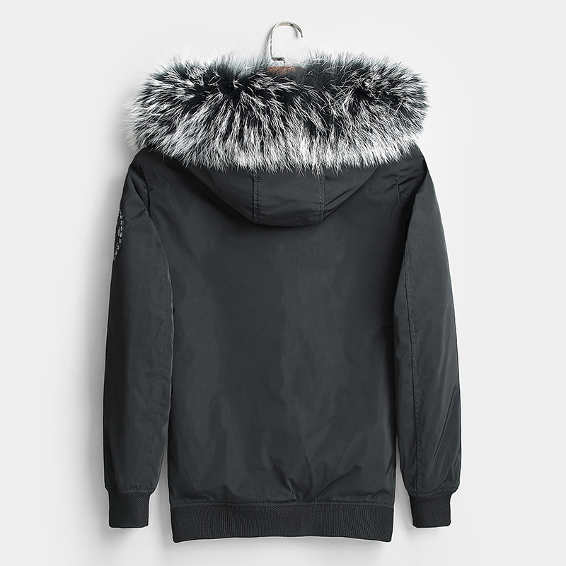Raccoon Men Mink Coat Collar Real Fur Parka Mens Clothing 2020 Korean Baseball Jacket Casaco 9908 YY2047, Black
Raccoon Men Mink Coat Collar Real Fur Parka Mens Clothing 2020 Korean Baseball Jacket Casaco 9908 YY2047, Black