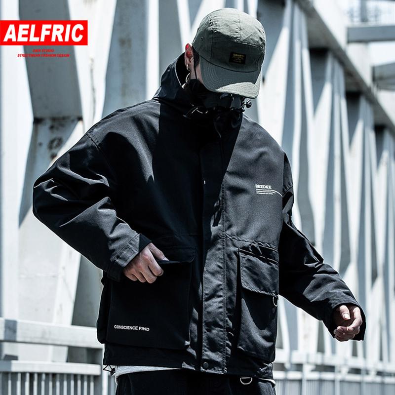 AELFRIC Hip Hop Solid Multi Pockets Men Hooded Cargo Jackets Harajuku Fashion Streetwear Tops Overcoats Casual Cotton Male Coats, Black
AELFRIC Hip Hop Solid Multi Pockets Men Hooded Cargo Jackets Harajuku Fashion Streetwear Tops Overcoats Casual Cotton Male Coats, Black