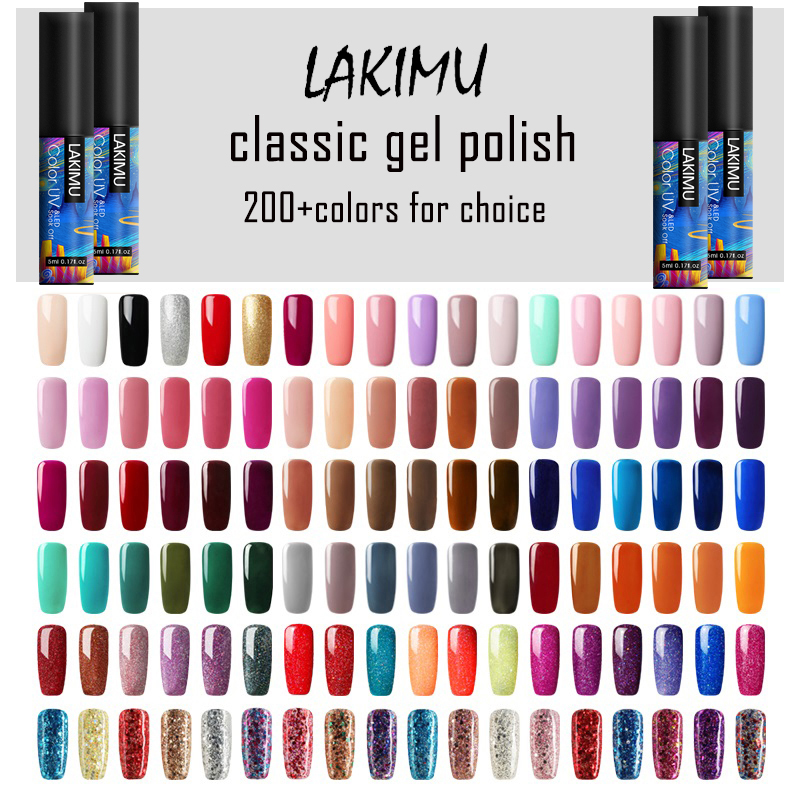 Lakimu Newest 5ml UV Gel Varnish Colorful Enamel Lacquer Long Lasting Soak Off UV LED Gel Nail Polish Fashion Nail Art Designs, Fs001
Lakimu Newest 5ml UV Gel Varnish Colorful Enamel Lacquer Long Lasting Soak Off UV LED Gel Nail Polish Fashion Nail Art Designs, Fs001