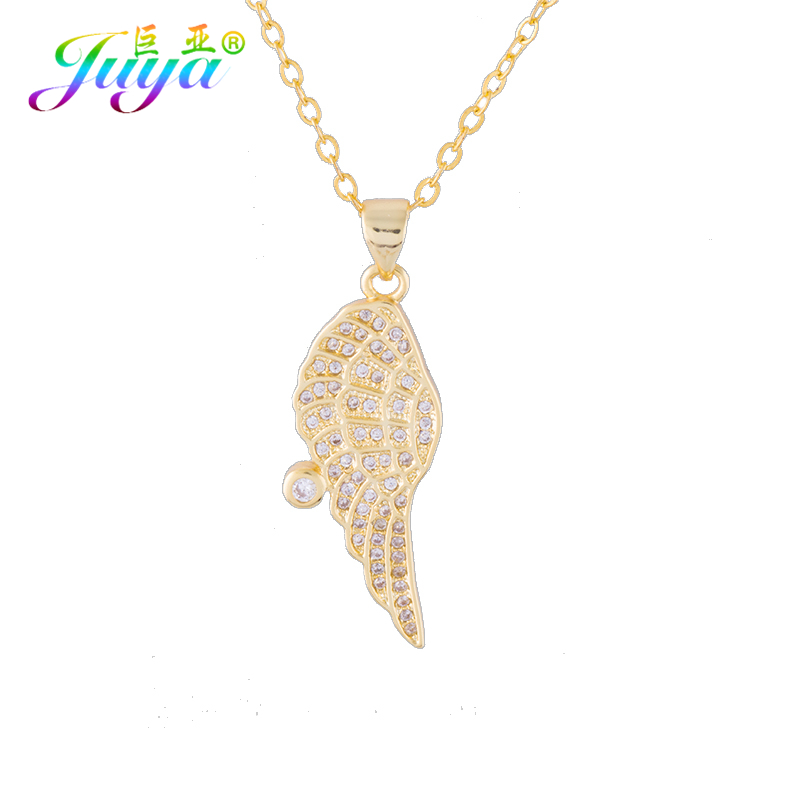 Pendant Necklaces Juya Year's Gift Jewelry Supplies Cubic Zirconia Gold/Silver/Rose Gold Necklace For Women Wing Whale Tail
Pendant Necklaces Juya Year's Gift Jewelry Supplies Cubic Zirconia Gold/Silver/Rose Gold Necklace For Women Wing Whale Tail