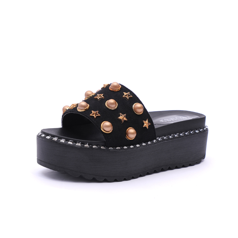 Kjstyrka 2020 Women Slippers Flat Shoes Woman Leather Beach Sandals Ladies Platform Slides Flip Flops Summer, Black
Kjstyrka 2020 Women Slippers Flat Shoes Woman Leather Beach Sandals Ladies Platform Slides Flip Flops Summer, Black