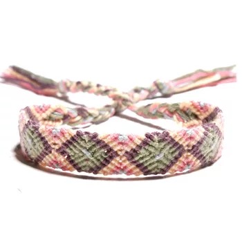 14 Colors Colorful Braided Charm Bracelets Handmade Weave Infinity Bracelet Lucky Friendship Hand Strap Nepalese National Style 20PCS/LOT