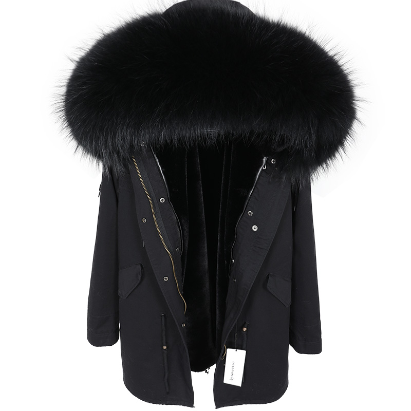 Women' Down & Parkas Winter Jacket Women 2021 Real Fur Coat Long Parka Natural Raccoon Collar Outerwear Black Streetwear 3 In 1 Fashion Bra, Only fur cuffs
Women' Down & Parkas Winter Jacket Women 2021 Real Fur Coat Long Parka Natural Raccoon Collar Outerwear Black Streetwear 3 In 1 Fashion Bra, Only fur cuffs