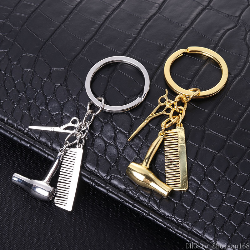 Personality Couple Key Chain Hair Dryer Combs Scissors Pendant Keychains Tools Hair Stylist Scissor Blow Key Ring Jewelry Christmas Gift
Personality Couple Key Chain Hair Dryer Combs Scissors Pendant Keychains Tools Hair Stylist Scissor Blow Key Ring Jewelry Christmas Gift