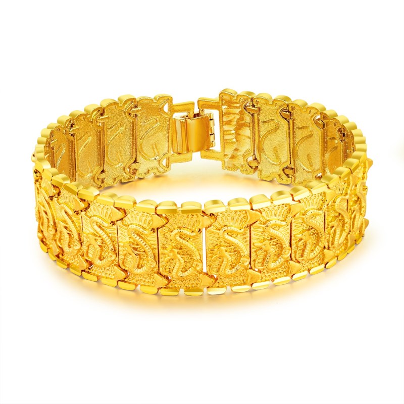 Punk Dragon Charm Bracelets 18K Gold Watch Chain Generous Personality Designer Jewelry Accessories For Men Women Hip Hop Pulsera Bracelet
Punk Dragon Charm Bracelets 18K Gold Watch Chain Generous Personality Designer Jewelry Accessories For Men Women Hip Hop Pulsera Bracelet