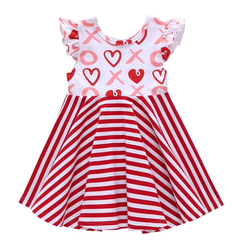 Toddler Kids Dress Clothes Children Stripe Heart Printed Sleeveless Dresses Summer Kids Girls Patchwork Casual Drsss Robe #LR2, Red
Toddler Kids Dress Clothes Children Stripe Heart Printed Sleeveless Dresses Summer Kids Girls Patchwork Casual Drsss Robe #LR2, Red