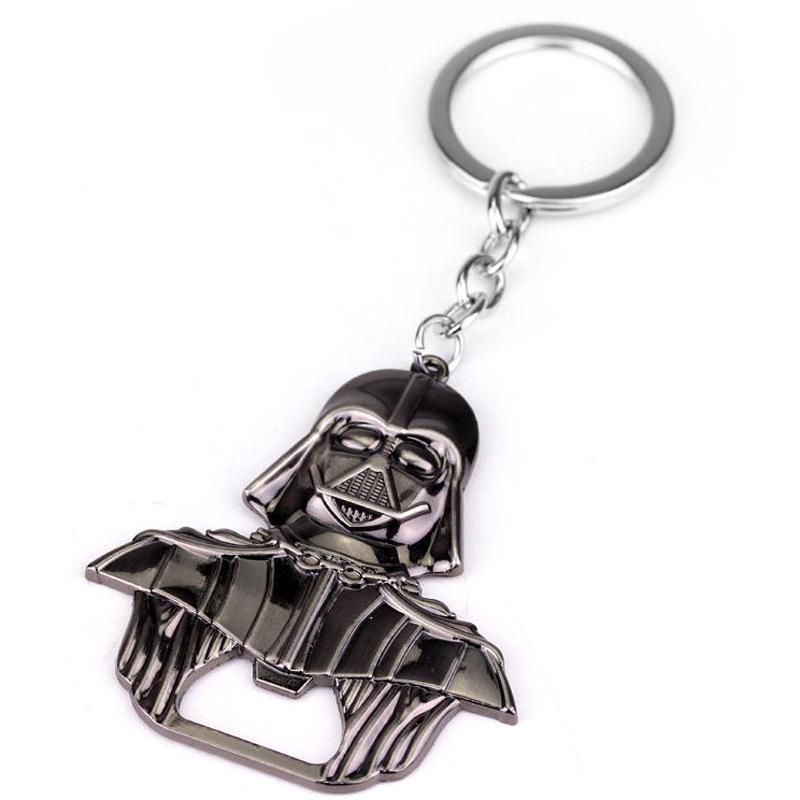 Bottle Opener Keychain Shaped Zinc Alloy Silver Color Key Ring Beer Bottle Opener Unique Creative Gift Metal Keyring Keychain