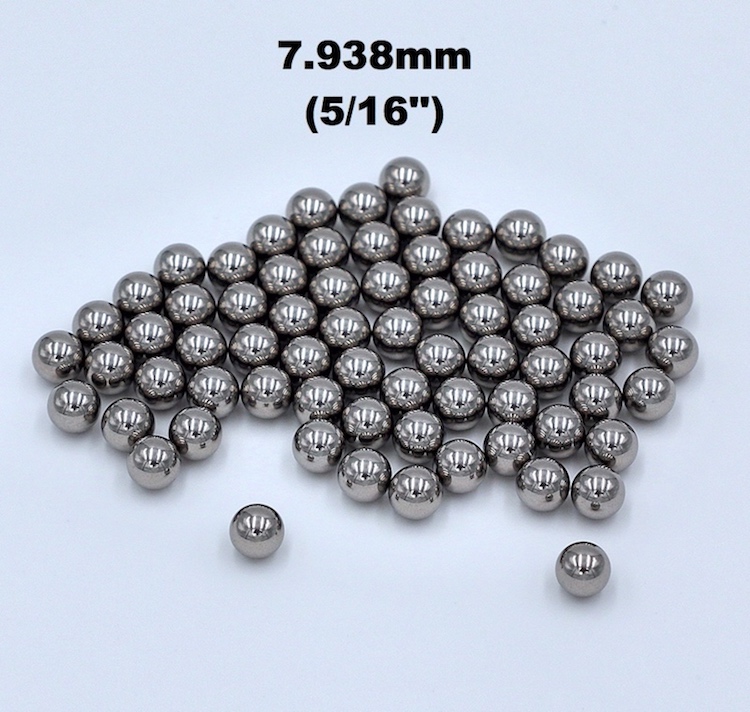 5/16'' (7.938mm) 304 Stainless Steel Balls G100 For Bearings, Pumps, Valves, Sprayers, For Foodstuff, Aerospace and Military Industry
5/16'' (7.938mm) 304 Stainless Steel Balls G100 For Bearings, Pumps, Valves, Sprayers, For Foodstuff, Aerospace and Military Industry