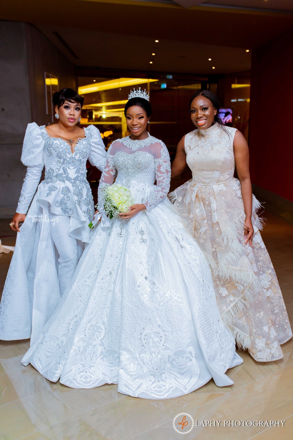 2020 Arabic Aso Ebi Plus Size Luxurious Lace Sexy Wedding Dresses Beaded Crystals Long Sleeves Bridal Dresses Sheer Neck Wedding Gowns ZJ234