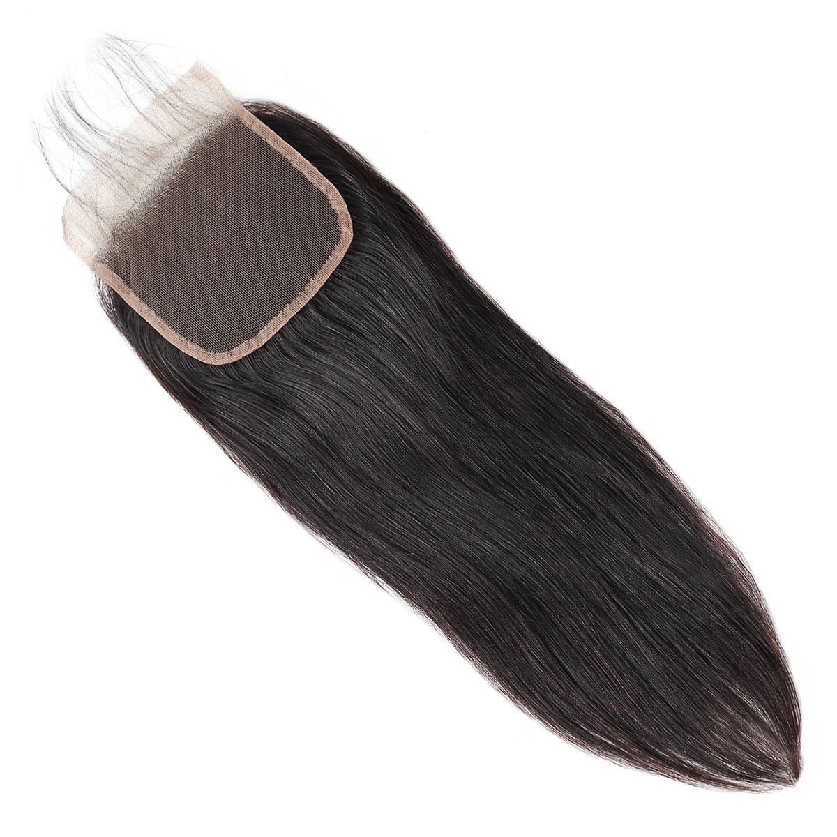 Ishow 4Bundles 8-28 inch Remy Human Hair Bundles with Closure For Women All Ages 9A Loose Deep Curly Body Wave Straight Color 1B Black