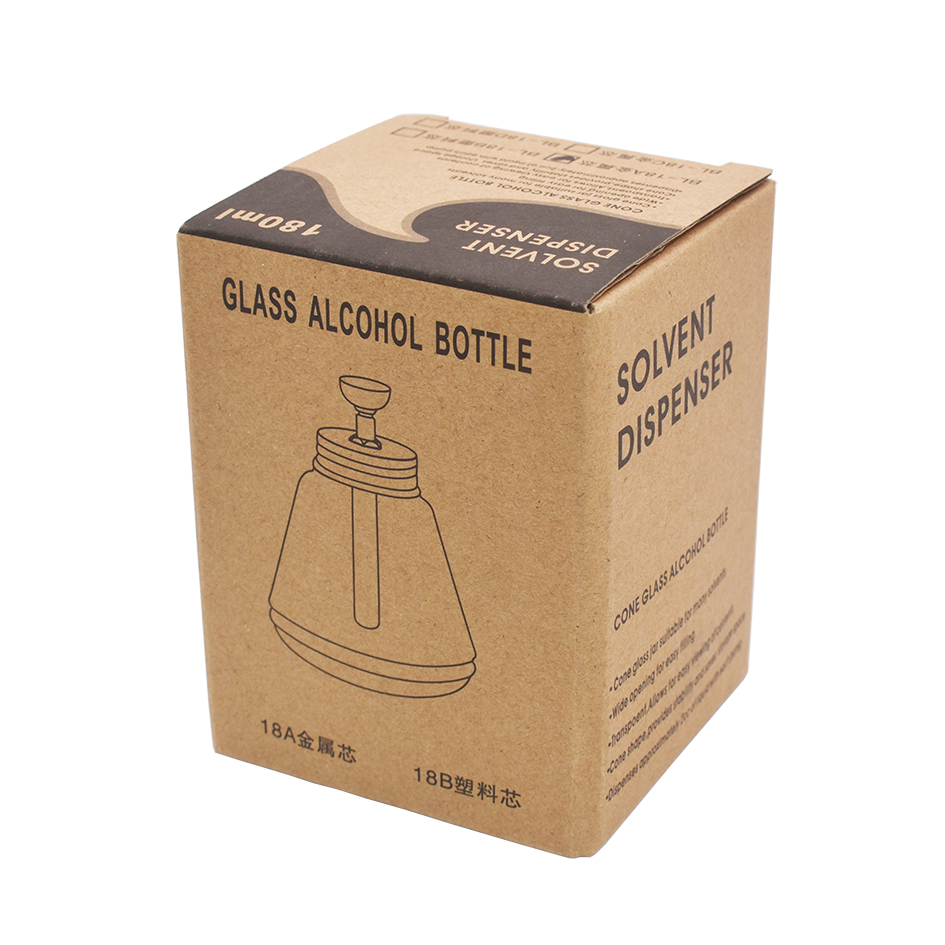 180ml OCA/Loca Glue Remover Transparent Glass Press Automatic Water Pumping Dispenser Cleaning Alcohol Bottle