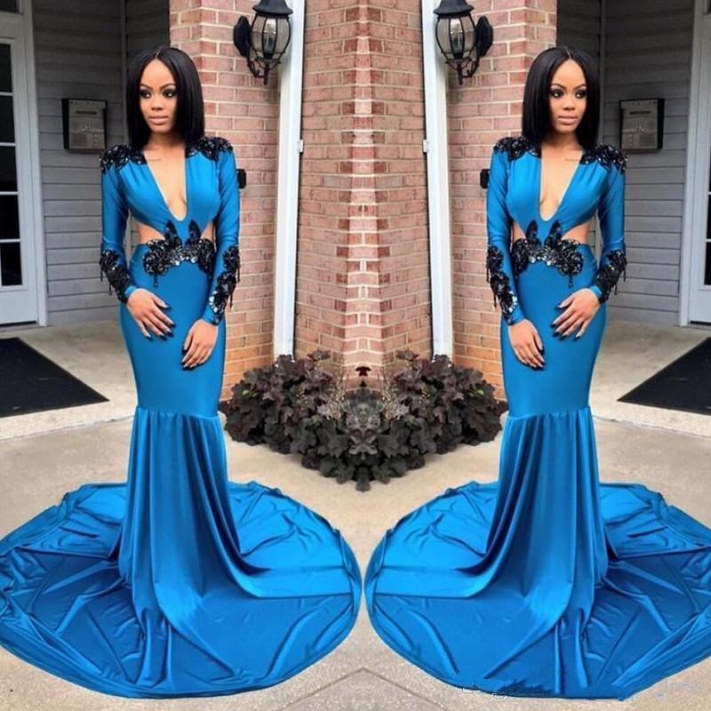 Deep V Neck Prom Dresses South African Sexy Mermaid Evening Gowns Long Sleeves Sweep Train Party Dress Vestidos De Festa, Daffodil
Deep V Neck Prom Dresses South African Sexy Mermaid Evening Gowns Long Sleeves Sweep Train Party Dress Vestidos De Festa, Daffodil