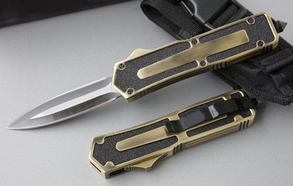 Scarab 4 models gold double edge dual action fishing self defense automatic Hunting Pocket Knife camping Knife Xmas gift for men C36 C81
Scarab 4 models gold double edge dual action fishing self defense automatic Hunting Pocket Knife camping Knife Xmas gift for men C36 C81