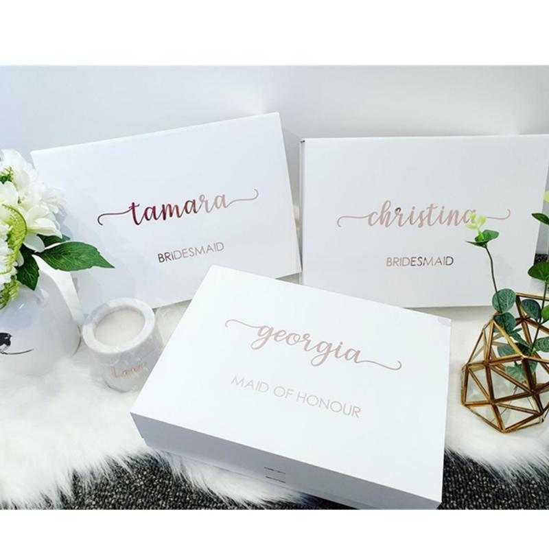 Personalised wedding Bridesmaid Proposal Box Name, Real Foil Will You Be My Bridesmaid Gift box rose gold birthday Gift
Personalised wedding Bridesmaid Proposal Box Name, Real Foil Will You Be My Bridesmaid Gift box rose gold birthday Gift