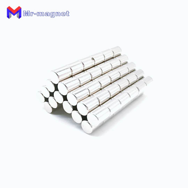imanes 50pcs 8x6mm magnet disc rods ndfeb teaching d8*6 super strong rare earth 8x6 neodymium magnets d8x6 8*6 refrigerator magnet neo