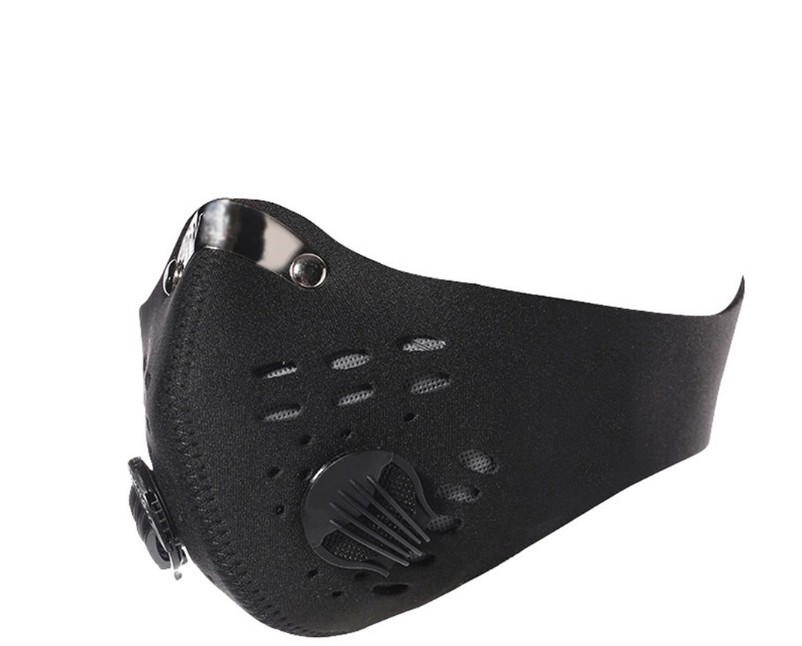 Black Protective Mask Bicycle Half Face Masks Anti-Dust Face Mask Breathable Activated Carbon Cycling Running Bicycle Mask 10 pcs
