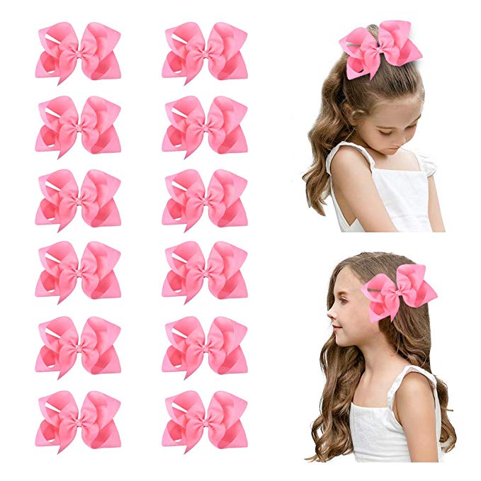 15pcs/lot 6" Big Hand-made Grosgrain Ribbon Hair Bow Alligator Clips Hair Accessories for Little Teen Toddler Girls
15pcs/lot 6" Big Hand-made Grosgrain Ribbon Hair Bow Alligator Clips Hair Accessories for Little Teen Toddler Girls
