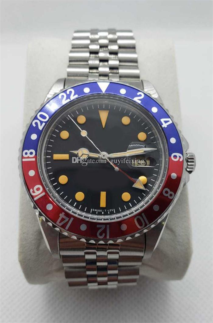 High quality Luxury Mens Vintage Watches 40mm 1675 Sapphire Stainless Steel bracelet Mechanical Automatic Fashion Men's Watch Wristwatch
High quality Luxury Mens Vintage Watches 40mm 1675 Sapphire Stainless Steel bracelet Mechanical Automatic Fashion Men's Watch Wristwatch