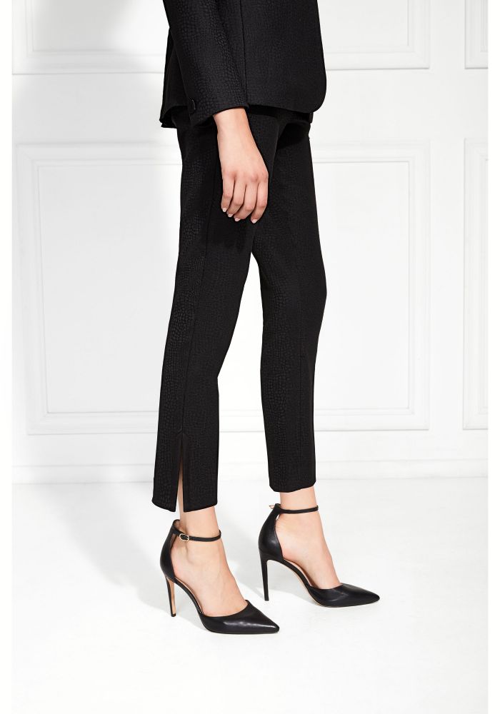 Black Mother of the Bride Suits One Button Slim Fit Women Work Pants Suits Ladies Party Evening Wear For Wedding(Jacket+Pants)