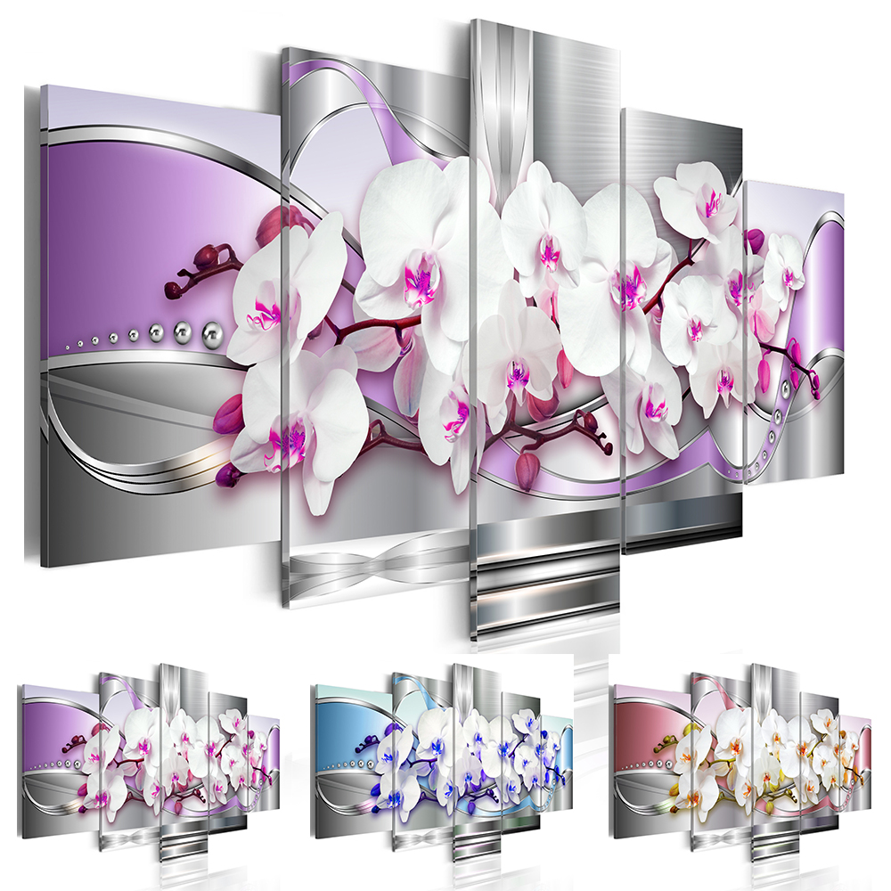 5pcs/set Wall Art Painting Canvas Print Modern Abstract Floral Flower Orchid Painting Home Decoration (Color:3,Size:4) No Frame
5pcs/set Wall Art Painting Canvas Print Modern Abstract Floral Flower Orchid Painting Home Decoration (Color:3,Size:4) No Frame
