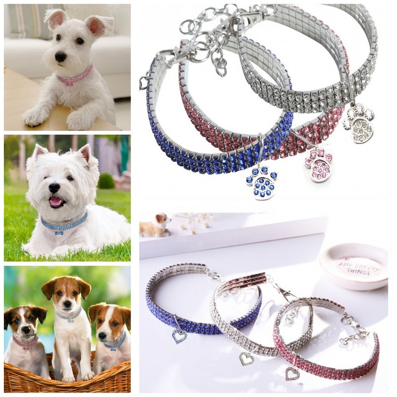 Bling Dog Collar Necklace Diamond Puppy Pet Shiny Full Rhinestone Crystal Collars for Pet Little Dogs Supplies /M/L
Bling Dog Collar Necklace Diamond Puppy Pet Shiny Full Rhinestone Crystal Collars for Pet Little Dogs Supplies /M/L