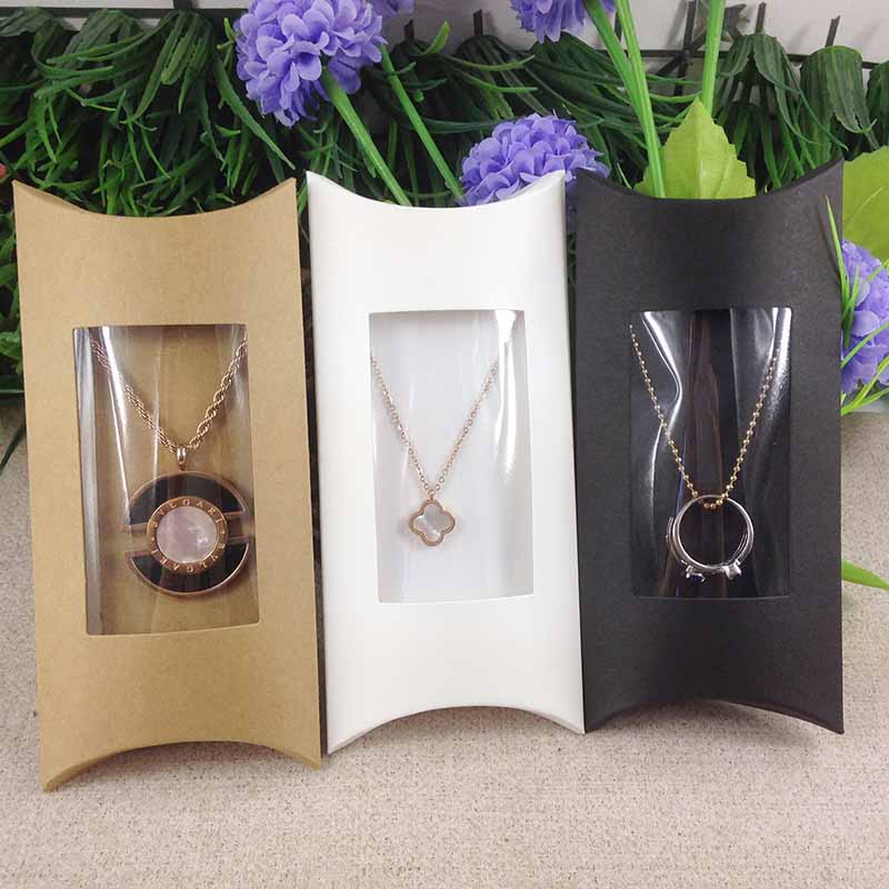 2018 hot sale Diy White Pillow Box with Pvc clear Window Box1Lot =50box +50 pcs inner Card 16x7.8x2.4cmNecklace Card Gifg BOX Pe
2018 hot sale Diy White Pillow Box with Pvc clear Window Box1Lot =50box +50 pcs inner Card 16x7.8x2.4cmNecklace Card Gifg BOX Pe