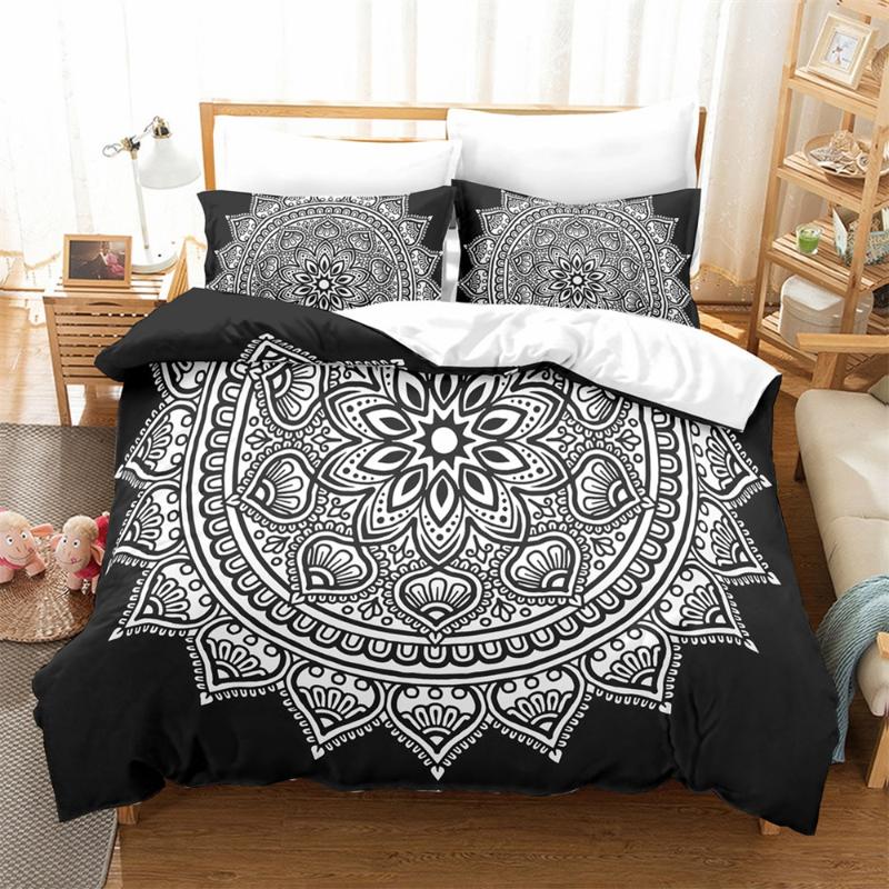 Bohochic Ethic Mandala Bedding Set Bedroom Decor Doona Black Background Hypoallergenic 1PC Duvet Cover with Pillowcase Dropship
Bohochic Ethic Mandala Bedding Set Bedroom Decor Doona Black Background Hypoallergenic 1PC Duvet Cover with Pillowcase Dropship