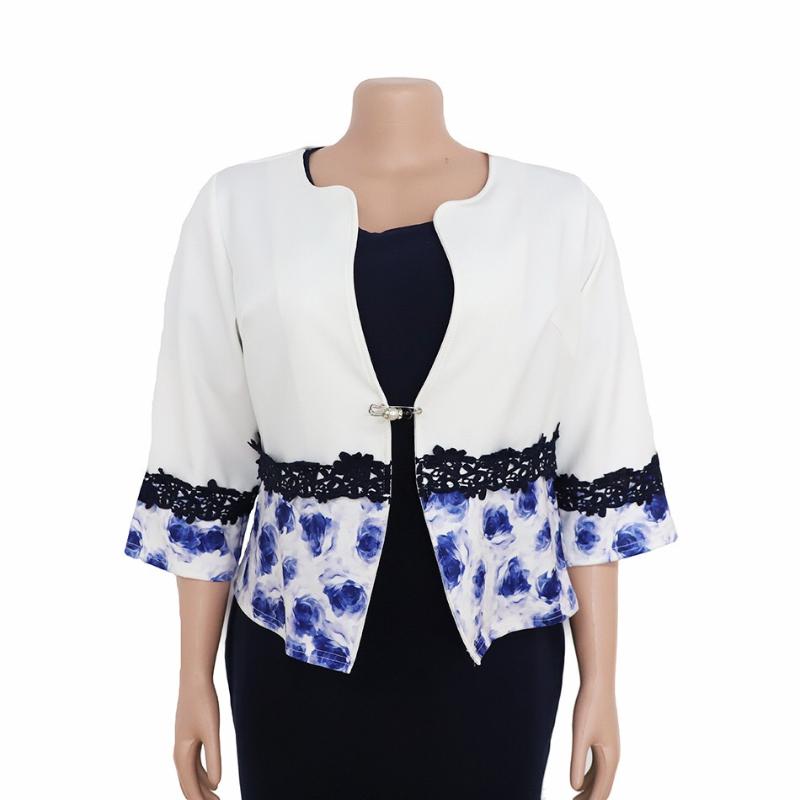 Ethnic Clothing 2021 Fashion Bazin Sexy Succunct African Tranditional Famous Print Dashiki Dress +coat 2pcs/sets For Lady Slim Women