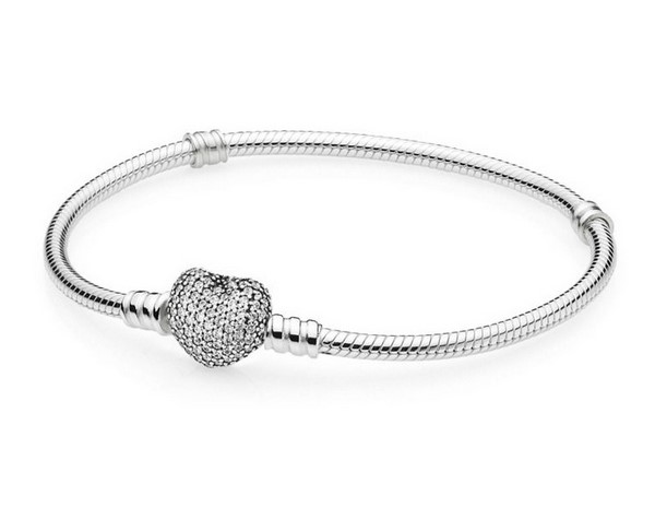 Wholesal 16-21cm 925 Silver Heart Button Bracelet Snake Chain Clasp Fit European Beads For Pandora Bracelet Charm Beads Bangle & Jewelry DIY
Wholesal 16-21cm 925 Silver Heart Button Bracelet Snake Chain Clasp Fit European Beads For Pandora Bracelet Charm Beads Bangle & Jewelry DIY