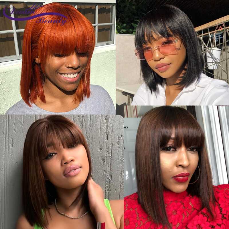 Orange 180% Lace Front Wigs With Bangs 13X4 Brazilian Straight Ombre Human Hair Bob Wigs Pre Plucked With Baby Hair Remy, Black;brown
Orange 180% Lace Front Wigs With Bangs 13X4 Brazilian Straight Ombre Human Hair Bob Wigs Pre Plucked With Baby Hair Remy, Black;brown