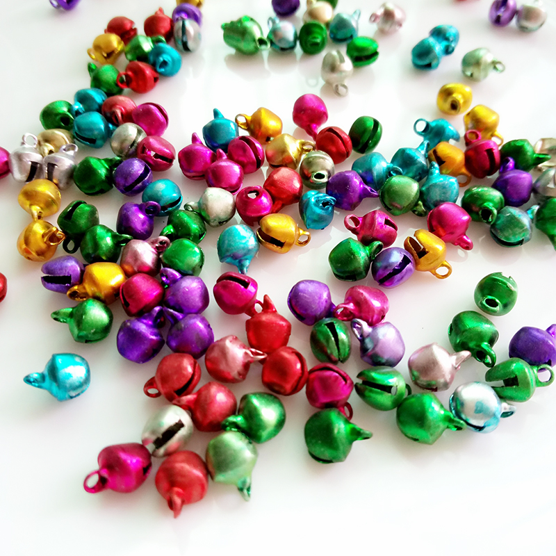 ZHUTOUSAN 100PCs 6MM Jingle Bells Iron Loose Beads Small For Festival Party Christmas Tree Decorations DIY Crafts Accessories
ZHUTOUSAN 100PCs 6MM Jingle Bells Iron Loose Beads Small For Festival Party Christmas Tree Decorations DIY Crafts Accessories