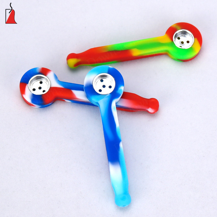 New Silicone Tobacco Smoking Cigarette Pipe Water Mini Hand Spoon Pipes herb tobacco bong colorful pipes
New Silicone Tobacco Smoking Cigarette Pipe Water Mini Hand Spoon Pipes herb tobacco bong colorful pipes
