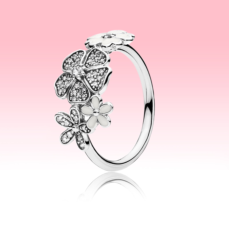 Beautiful Women flowers RING Summer Jewelry for Pandora Real 925 Sterling Silver sakura cz diamond Wedding Rings with Original box set
Beautiful Women flowers RING Summer Jewelry for Pandora Real 925 Sterling Silver sakura cz diamond Wedding Rings with Original box set
