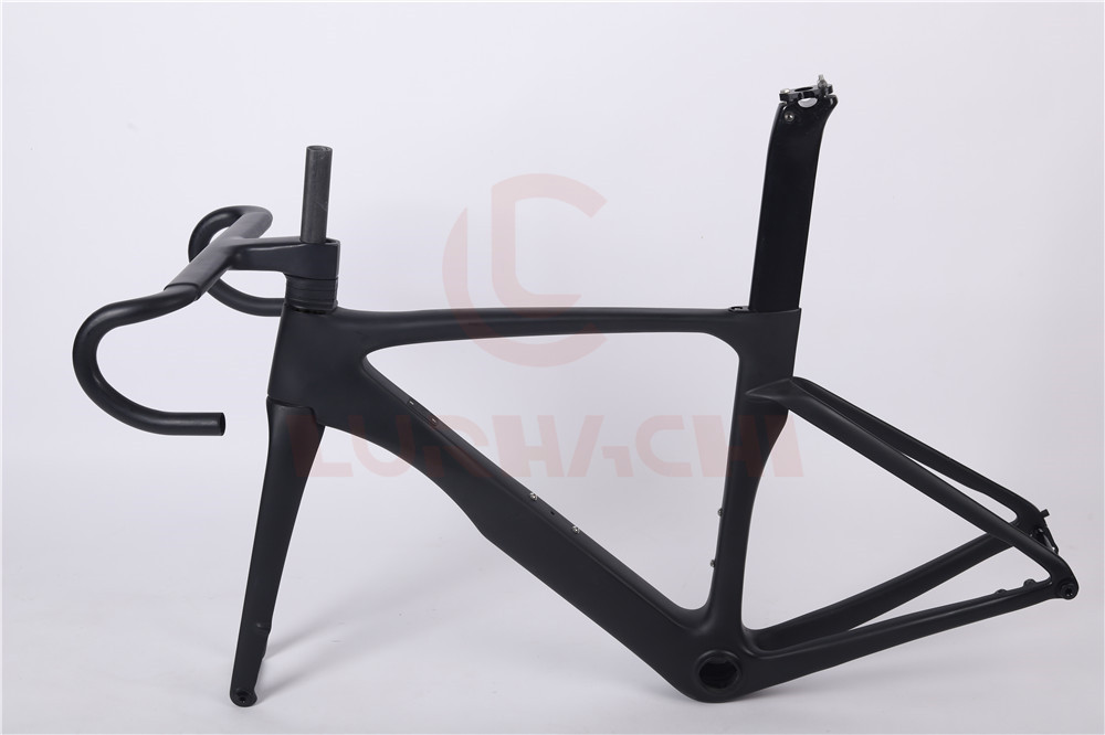 

2019 Newest CRF46 Disc Brakes Aero Carbon Fiber Racing Bicycle Frame Road Aero Racing Bike Frame 46/49/52/54/56/58cm LURHACHI, Handlebar