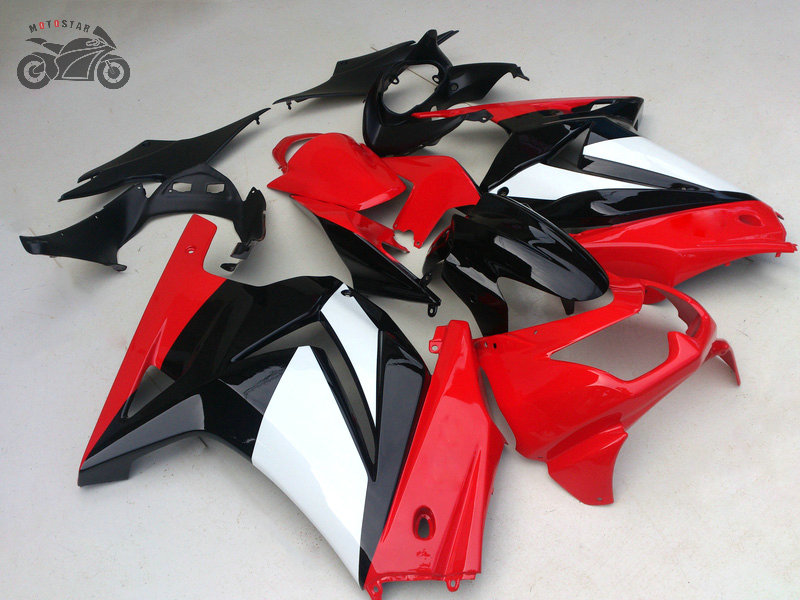 Injection fairings set for Kawasaki Ninja 250R 2008 2009 2010 2011 2012 ZX250R ZX 250 EX250 08-12 red black Chinese fairing kits, Same as the picture
Injection fairings set for Kawasaki Ninja 250R 2008 2009 2010 2011 2012 ZX250R ZX 250 EX250 08-12 red black Chinese fairing kits, Same as the picture