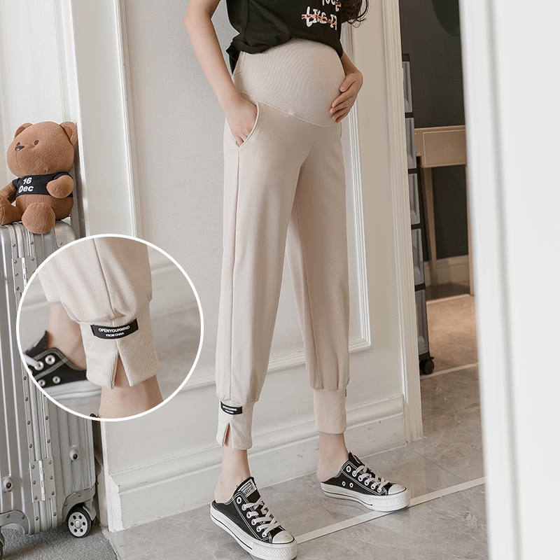 New Spring Summer Maternity Sport Pants Elastic Waist Belly Casual Trousers Clothes for Pregnant Women Pregnancy Pants, Beige
New Spring Summer Maternity Sport Pants Elastic Waist Belly Casual Trousers Clothes for Pregnant Women Pregnancy Pants, Beige