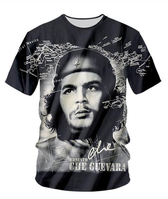 New Fashion Mens/Womans Che Guevara Graffiti T-Shirt Summer Style Funny Unisex 3D Print Casual T Shirt Tops Plus Size AA0145, As the picture shows
New Fashion Mens/Womans Che Guevara Graffiti T-Shirt Summer Style Funny Unisex 3D Print Casual T Shirt Tops Plus Size AA0145, As the picture shows