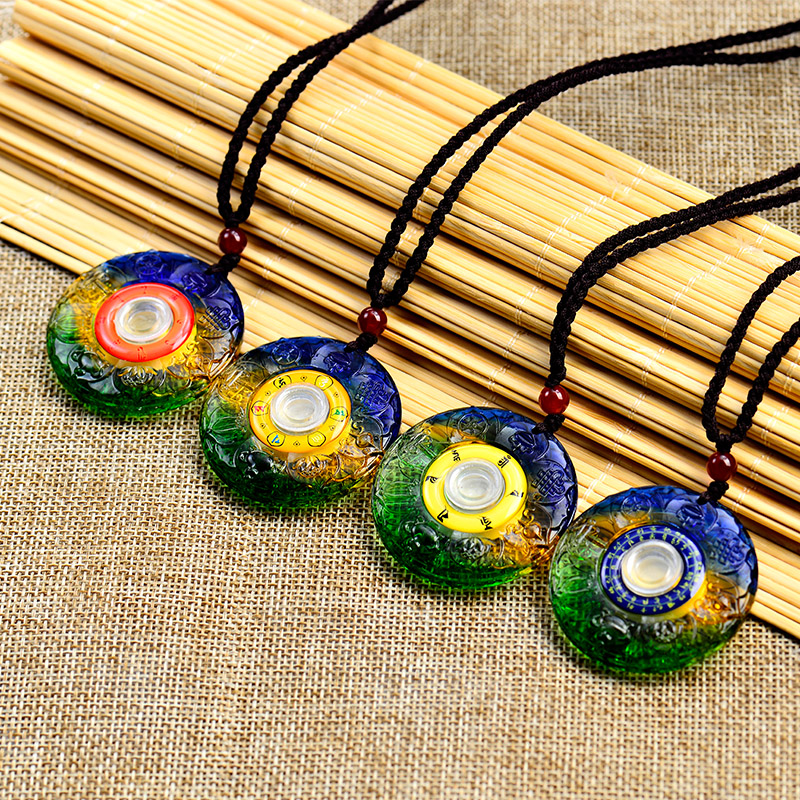 Pendant Necklaces Openable Glass Female Talisman Exorcism Necklace Men's Religious Custom
Pendant Necklaces Openable Glass Female Talisman Exorcism Necklace Men's Religious Custom