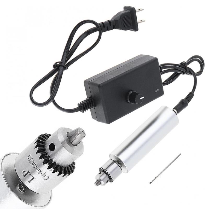 DC 3V-24V Electric Mini Hand Drill 385 Motor Rotary Tool with JTO Chuck and Adjustable Power Adapter for Plastic Wood Hole Tools
DC 3V-24V Electric Mini Hand Drill 385 Motor Rotary Tool with JTO Chuck and Adjustable Power Adapter for Plastic Wood Hole Tools