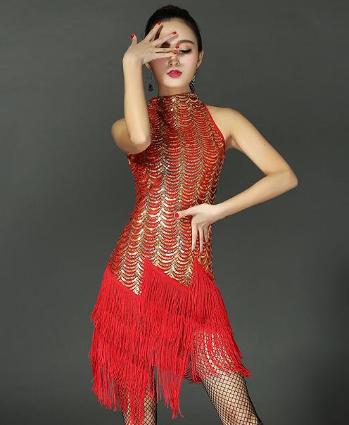 Latin Dance Dress Red Sexy Sleeveless Professional Latin Practice Wear Women Tango Salsa Performance Dancing Clothes, Black
Latin Dance Dress Red Sexy Sleeveless Professional Latin Practice Wear Women Tango Salsa Performance Dancing Clothes, Black