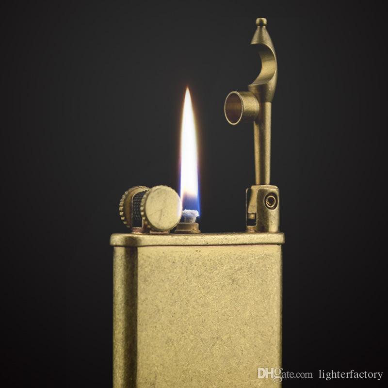 New Arrival Hot Genuine Product Wholesale Austria IMCO Kerosene Wind-proof Pure Copper Thin Fuel Lighter W260202